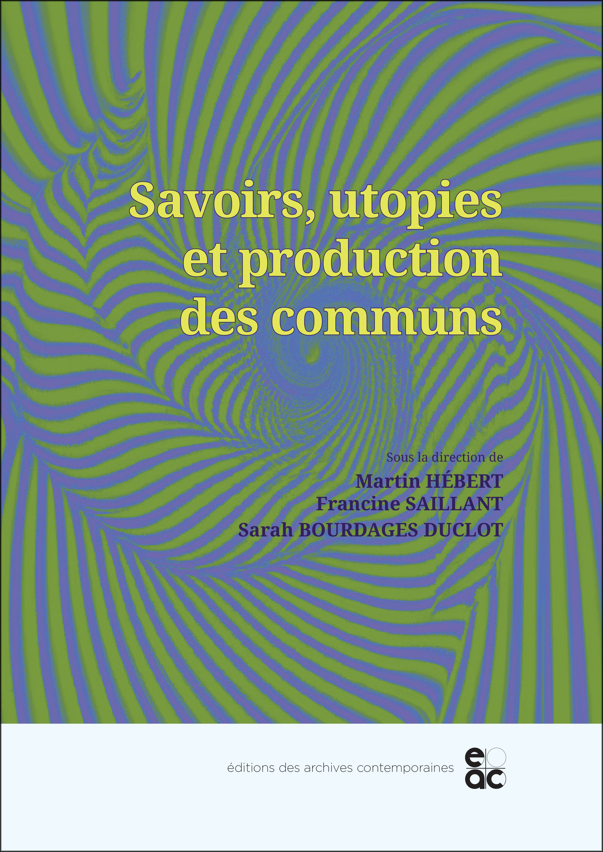 Page couverture de la publication